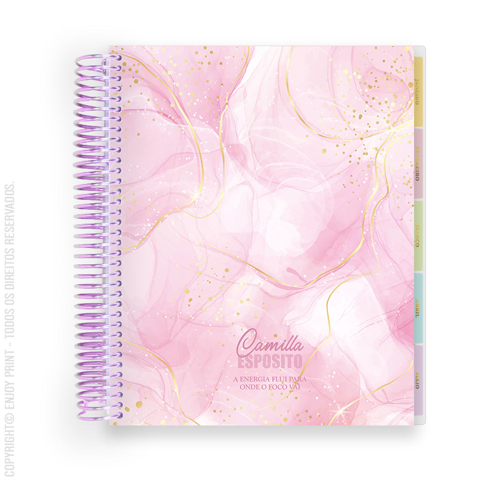 Enjoy Planner 2023 - Marble: Pink