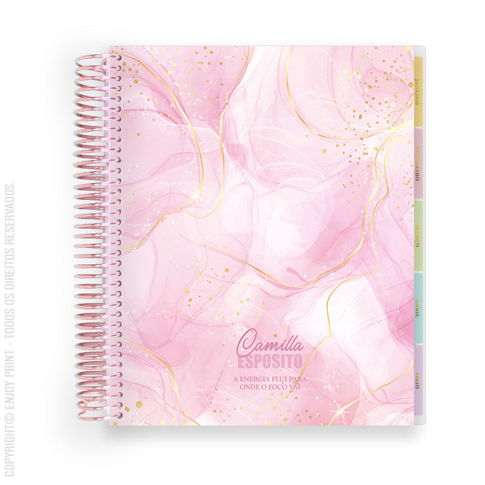 Enjoy Planner 2023 - Marble: Pink