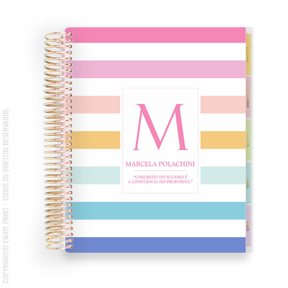 Enjoy Planner 2023 - Stripes Monogram